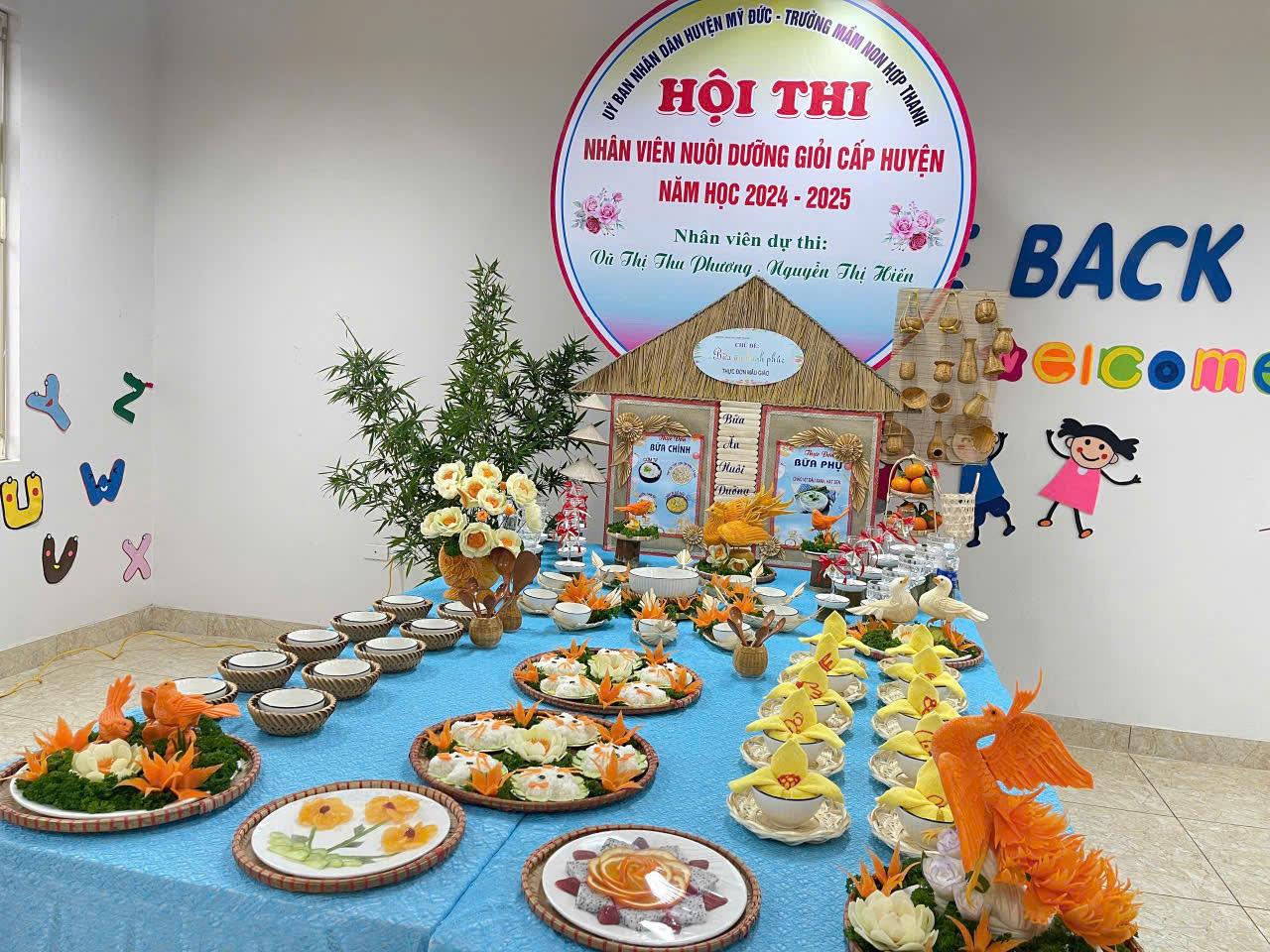 Hội thi nhân viên nuôi dưỡng cấp trường năm học 2024-2025
