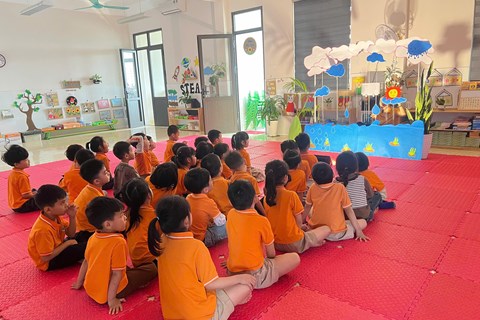 LQVH Kể chuyện Giọt nước tí xíu của các bạn lớp 5TA1