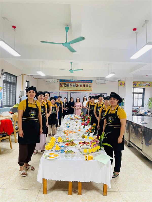 Hội thi nhân viên nuôi dưỡng giỏi cấp trường