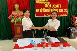 Hội nghị cán bộ, viên chức năm học 2022 - 2023