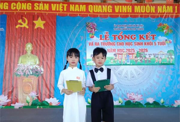 Dẫn chương trình tổng kết năm học 2025 2026